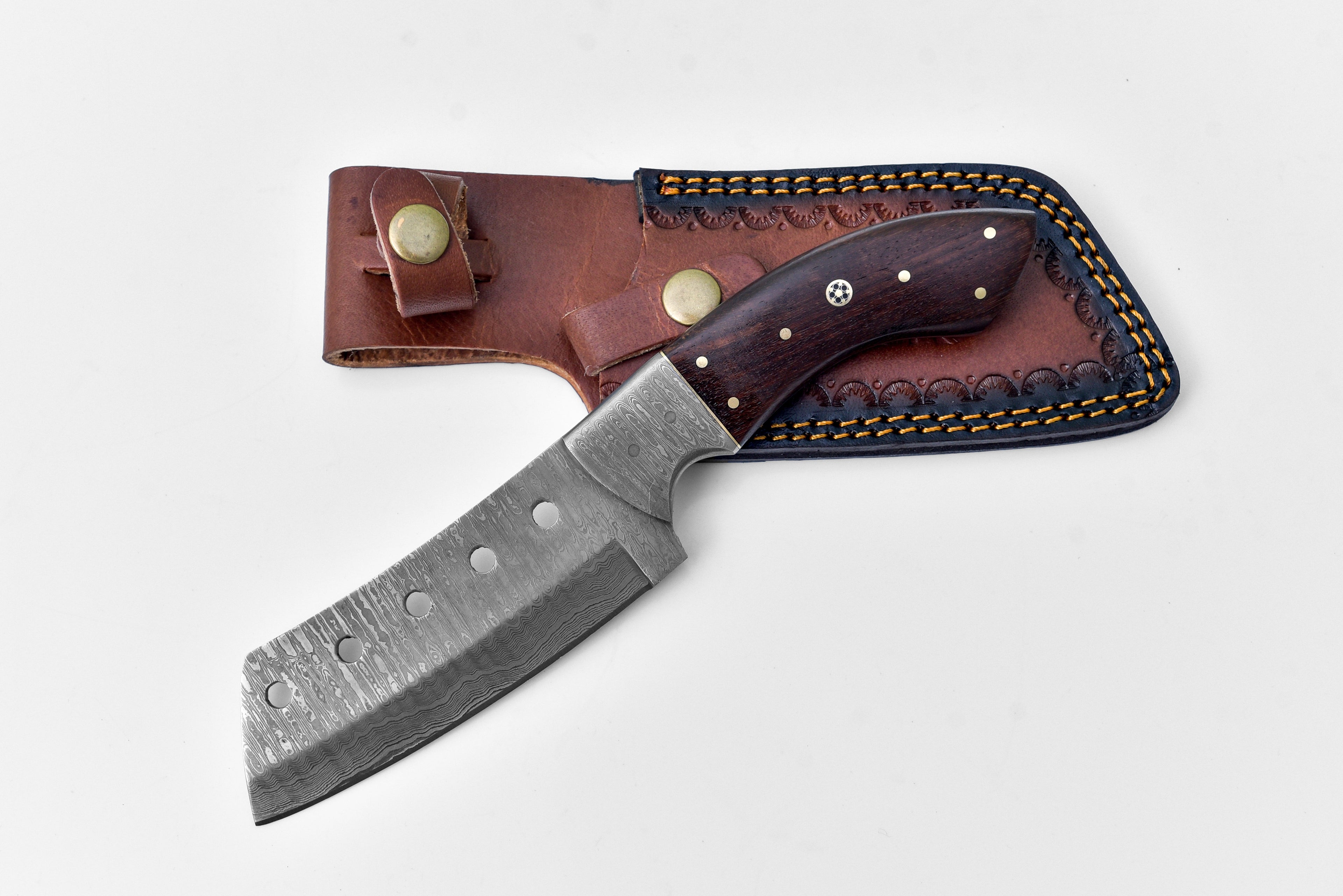 Titan Highland Cleaver – Damascus Steel