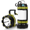 Rechargeable Camping Lantern & Flashlight – 2 Pack