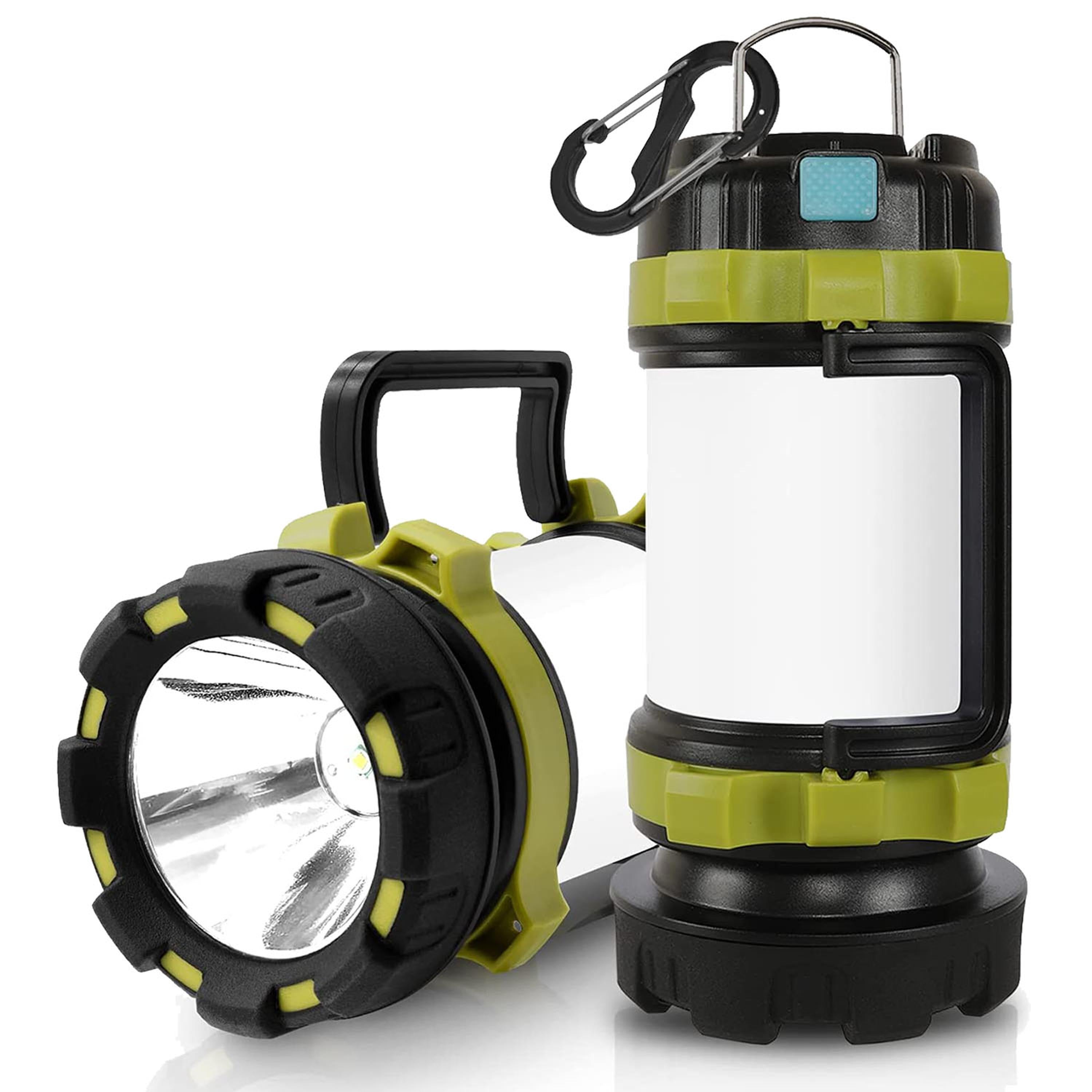 Rechargeable Camping Lantern & Flashlight – 2 Pack