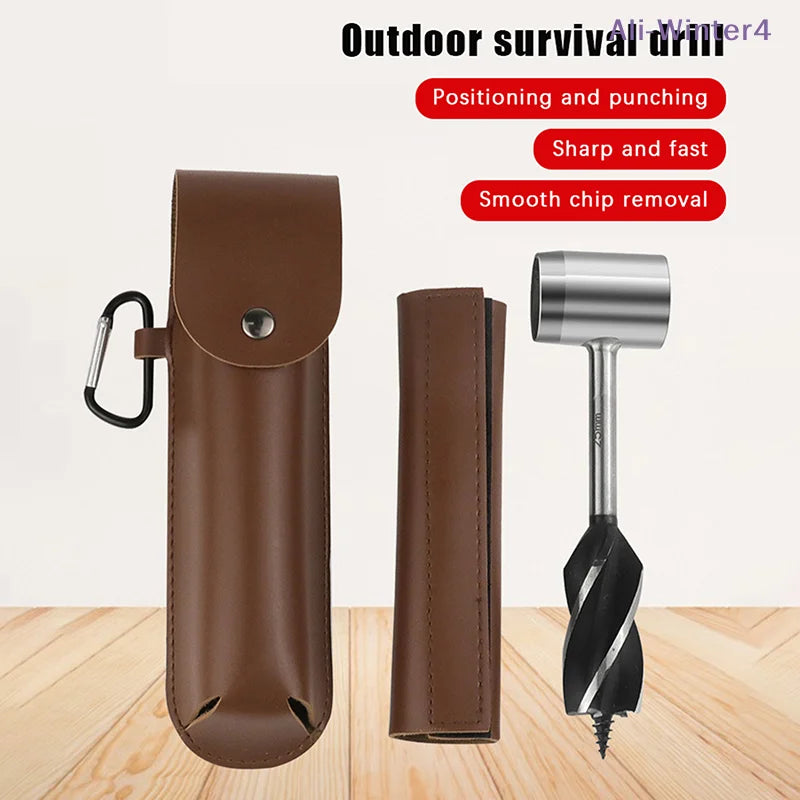 Hand Auger Drill Bit | Chrome Vanadium Steel | Camping & Bushcraft Tool