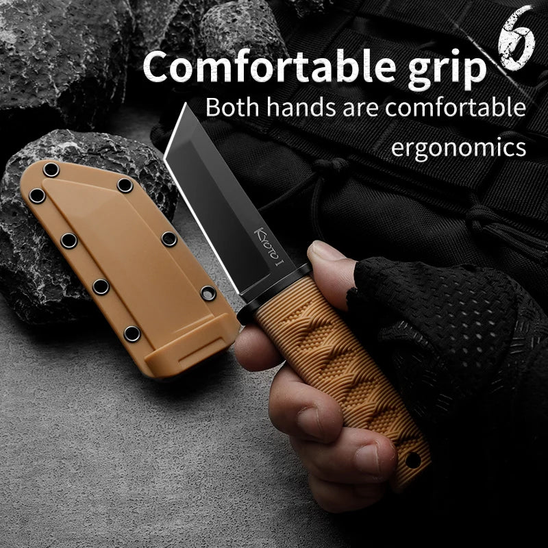 Fixed Blade Multi-Purpose Outdoor Knife | Camping & Hiking EDC