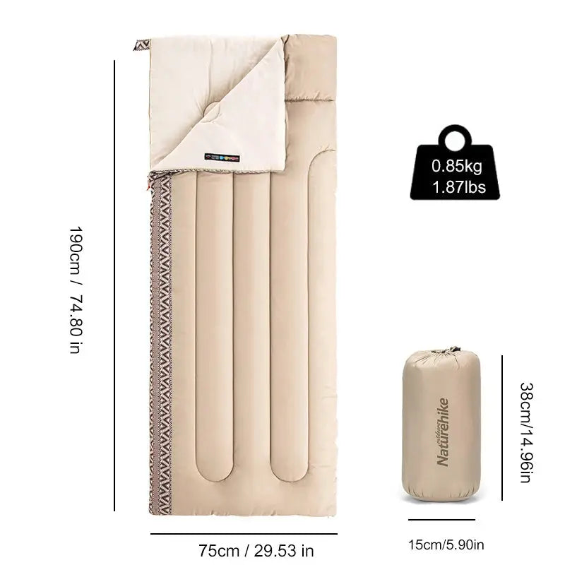 Splicing Cotton Sleeping Bag