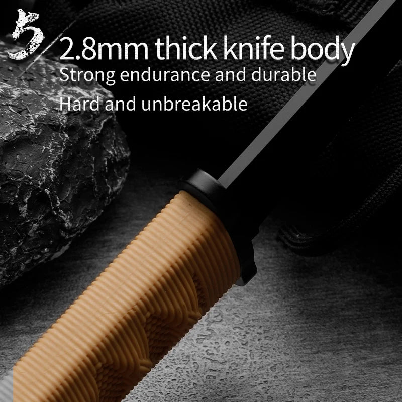 Fixed Blade Multi-Purpose Outdoor Knife | Camping & Hiking EDC