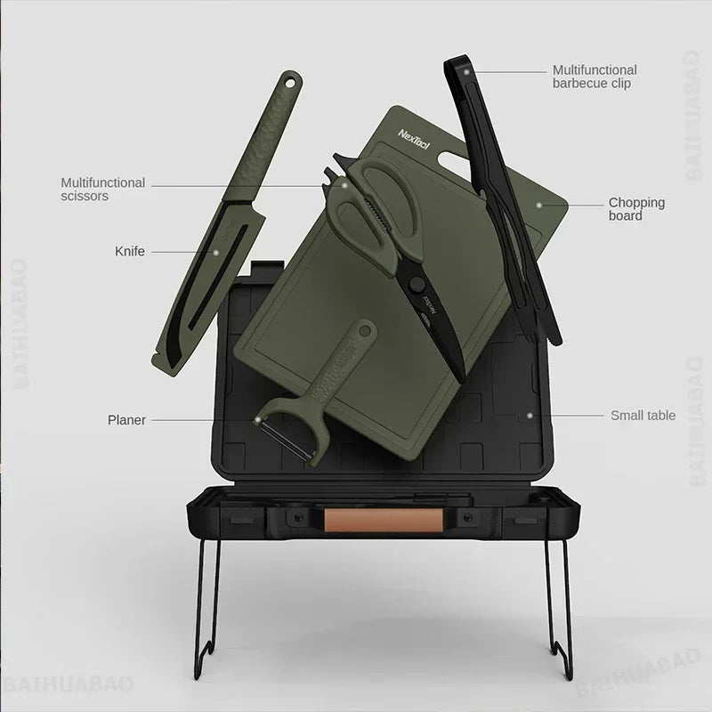 NexTool All-in-One BBQ & Camping Tool Set with Carrying Case