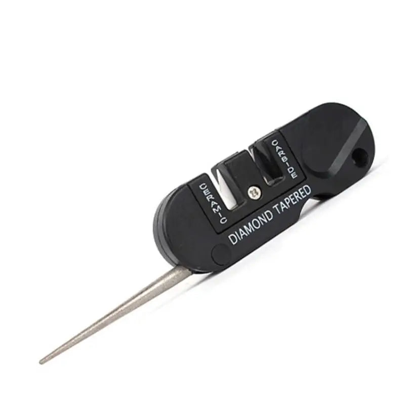 4-in-1 Portable Knife Sharpener | Tungsten, Ceramic & Carbide for Camping