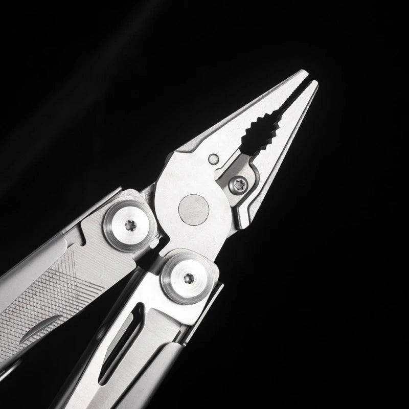 15-in-1 Stainless Steel Multi-Tool Pliers | Foldable Pocket Tool for Camping & EDC
