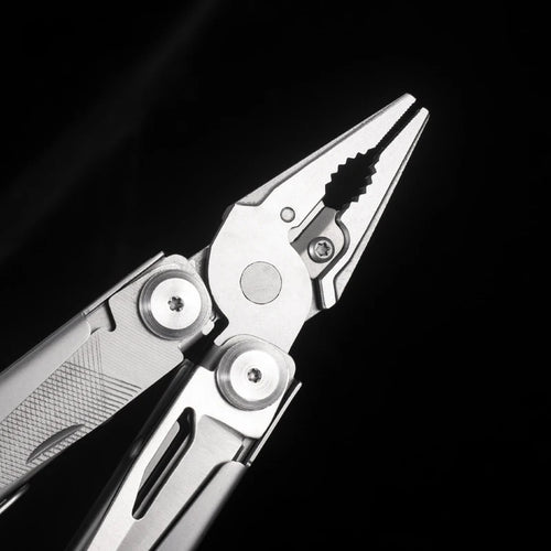 15-in-1 Stainless Steel Multi-Tool Pliers | Foldable Pocket Tool for Camping & EDC