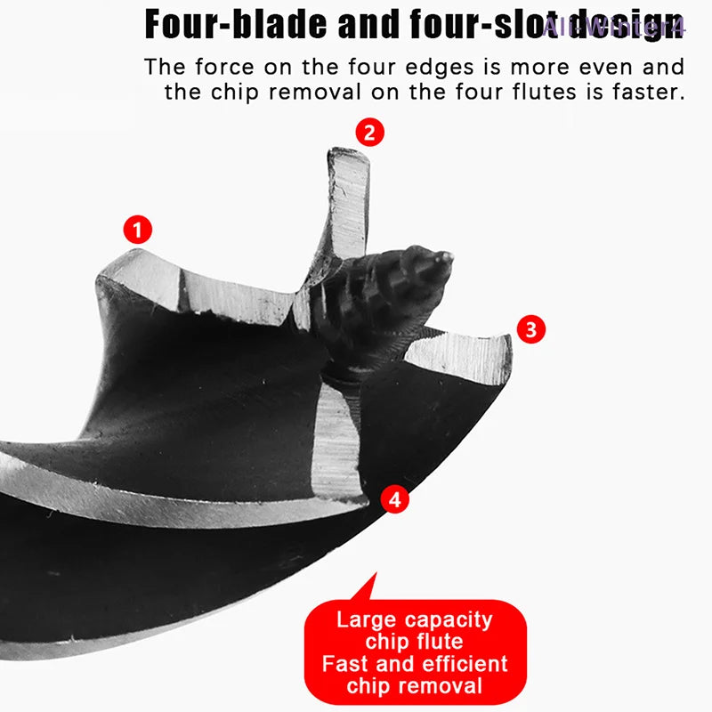 Hand Auger Drill Bit | Chrome Vanadium Steel | Camping & Bushcraft Tool