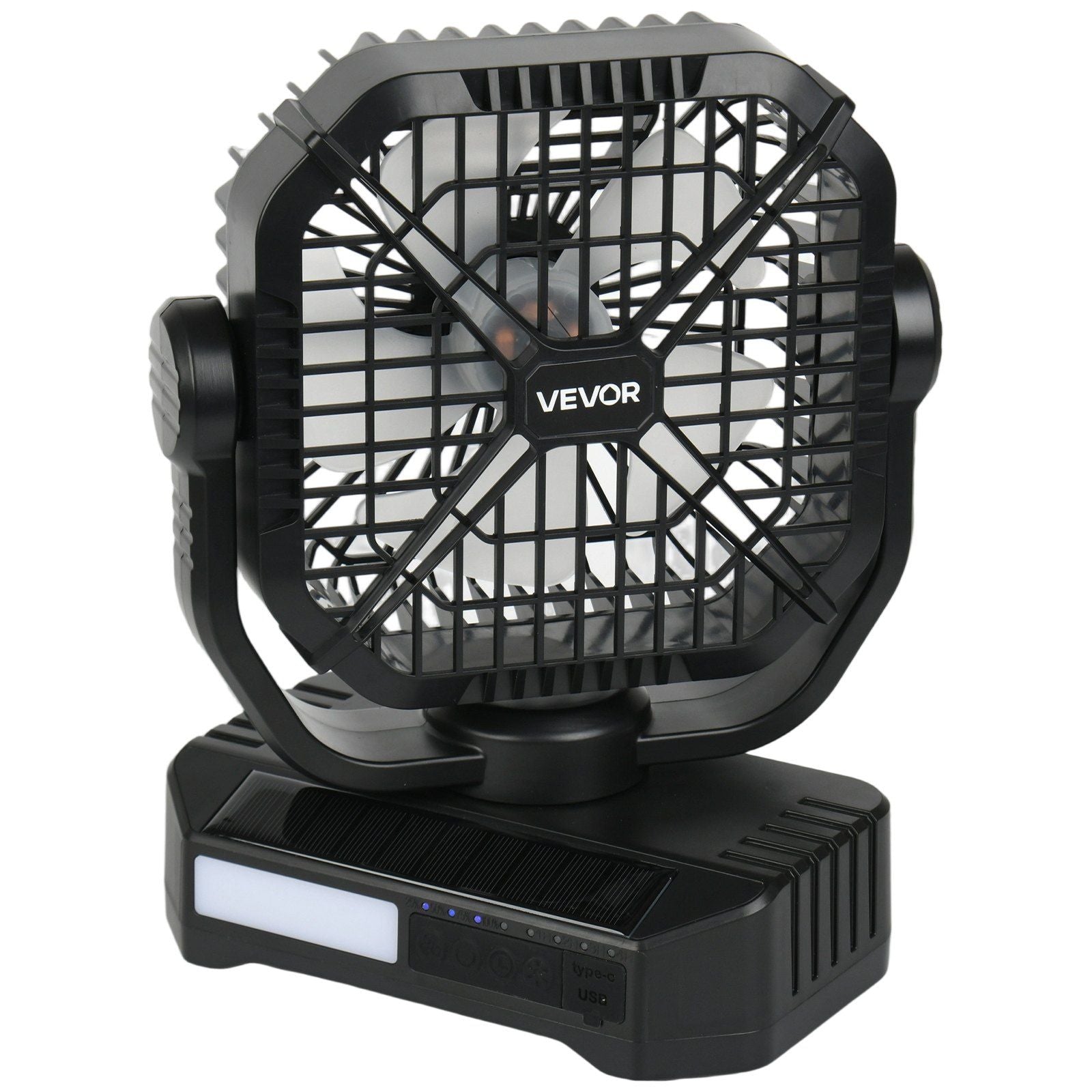Solar Camping Fan & LED Lantern