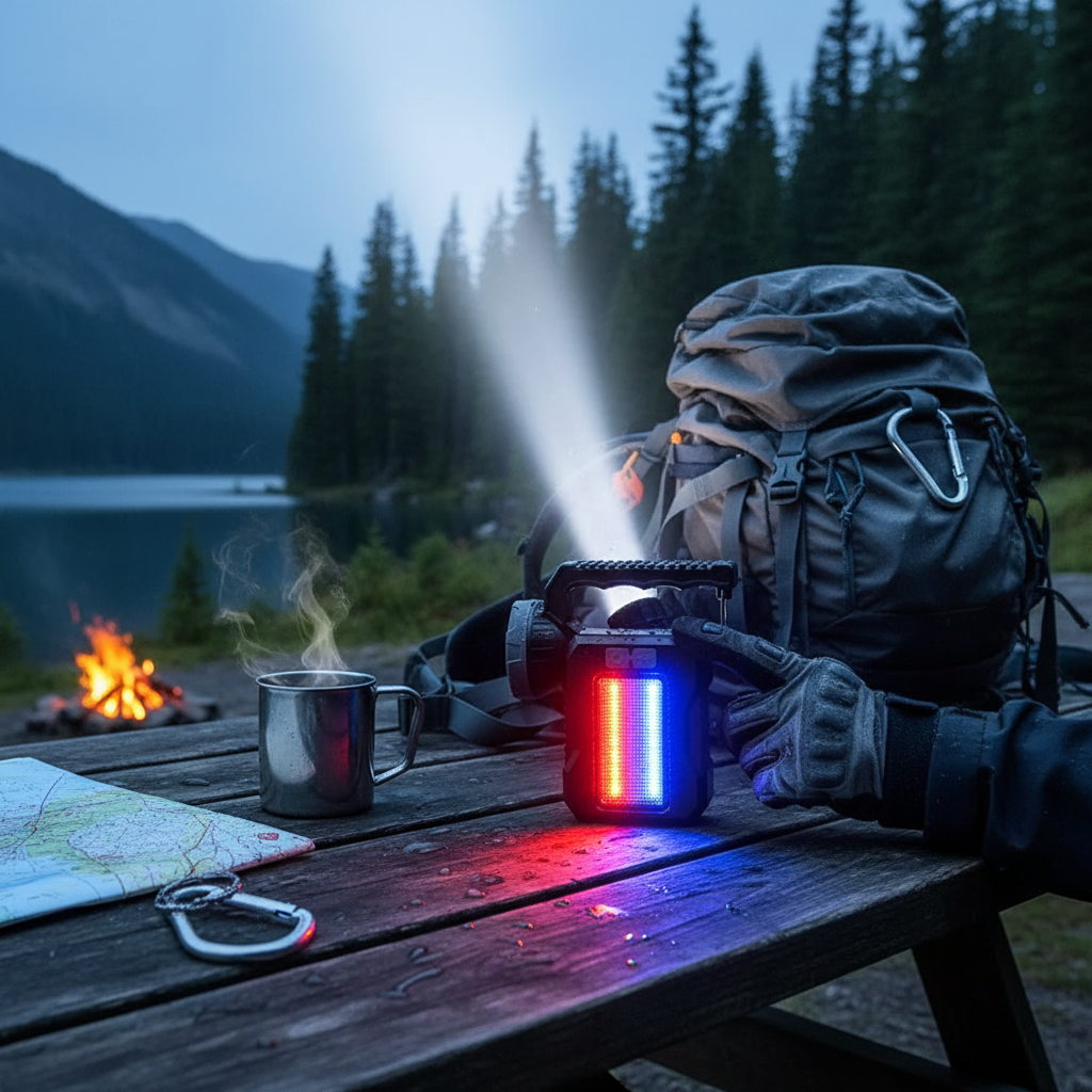 Rechargeable LED Camping Flashlight