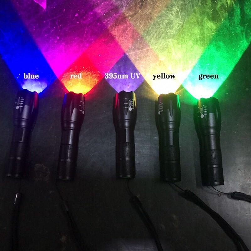Z45 Tactical LED Flashlight – Ultra Bright, Waterproof & Zoomable