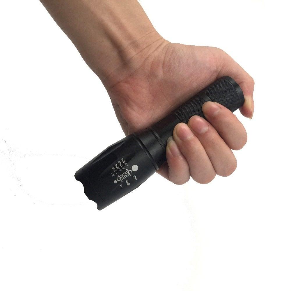 Z45 Tactical LED Flashlight – Ultra Bright, Waterproof & Zoomable