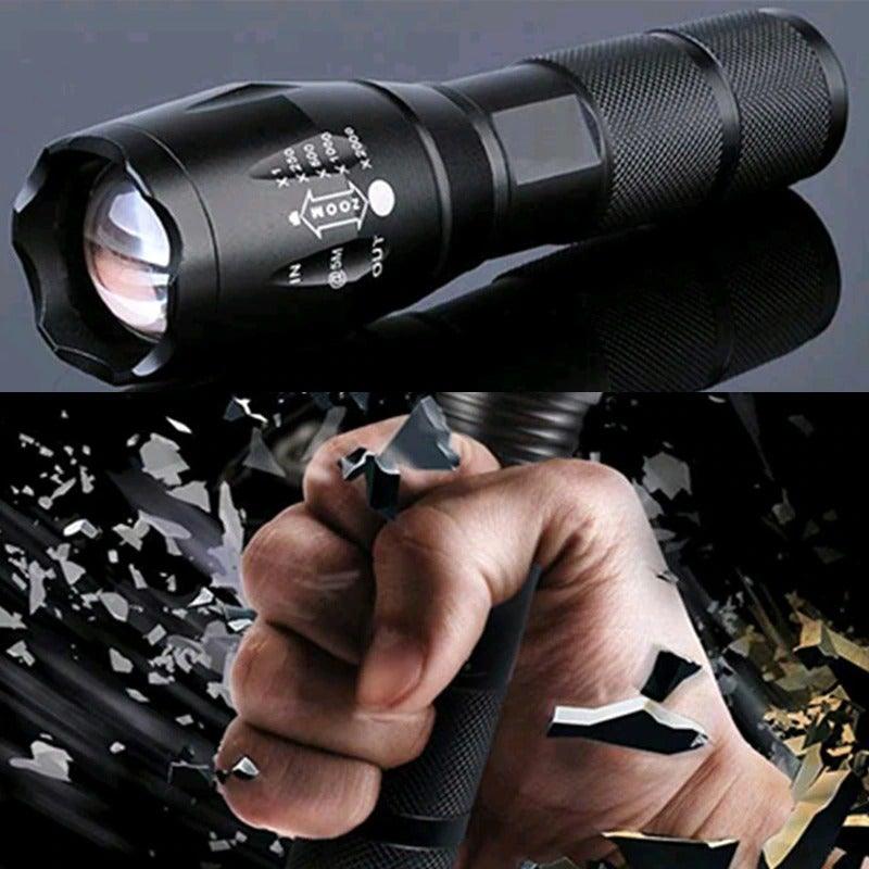 Z45 Tactical LED Flashlight – Ultra Bright, Waterproof & Zoomable