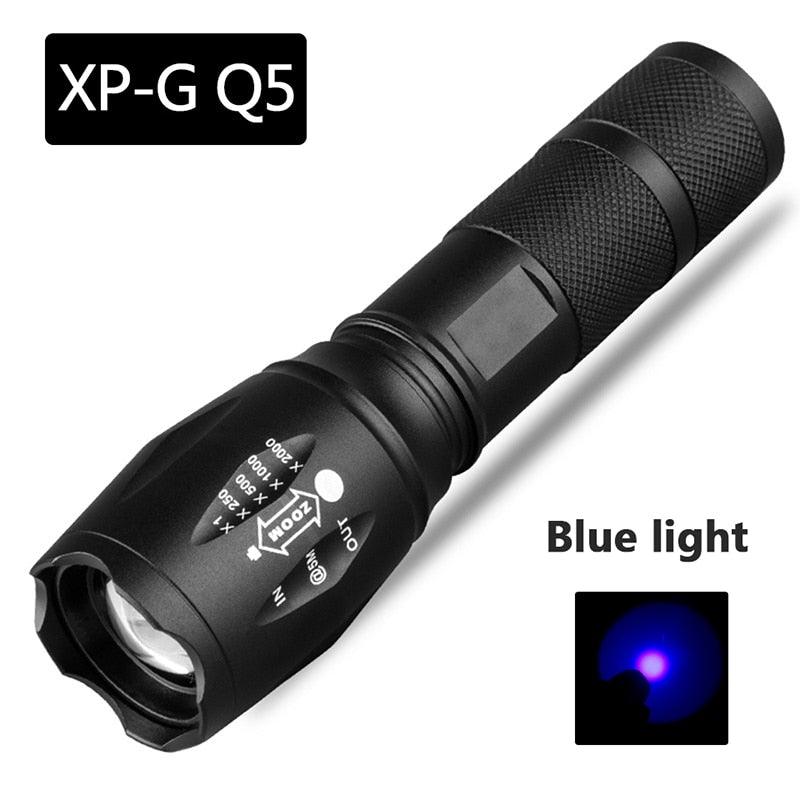 Z45 Tactical LED Flashlight – Ultra Bright, Waterproof & Zoomable